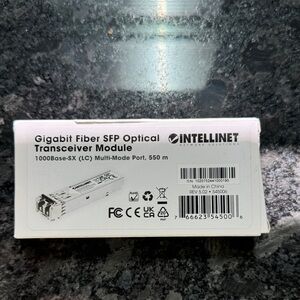 Intellinet Gigabit Fiber SFP Optical Transceiver Module